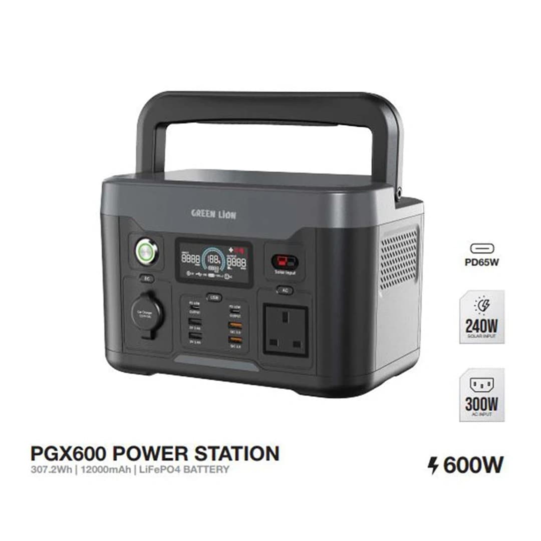 پاور استیشن 600 وات گرین لاین مدل PGX600 ظرفیت 12000mAh — تصویر ۳