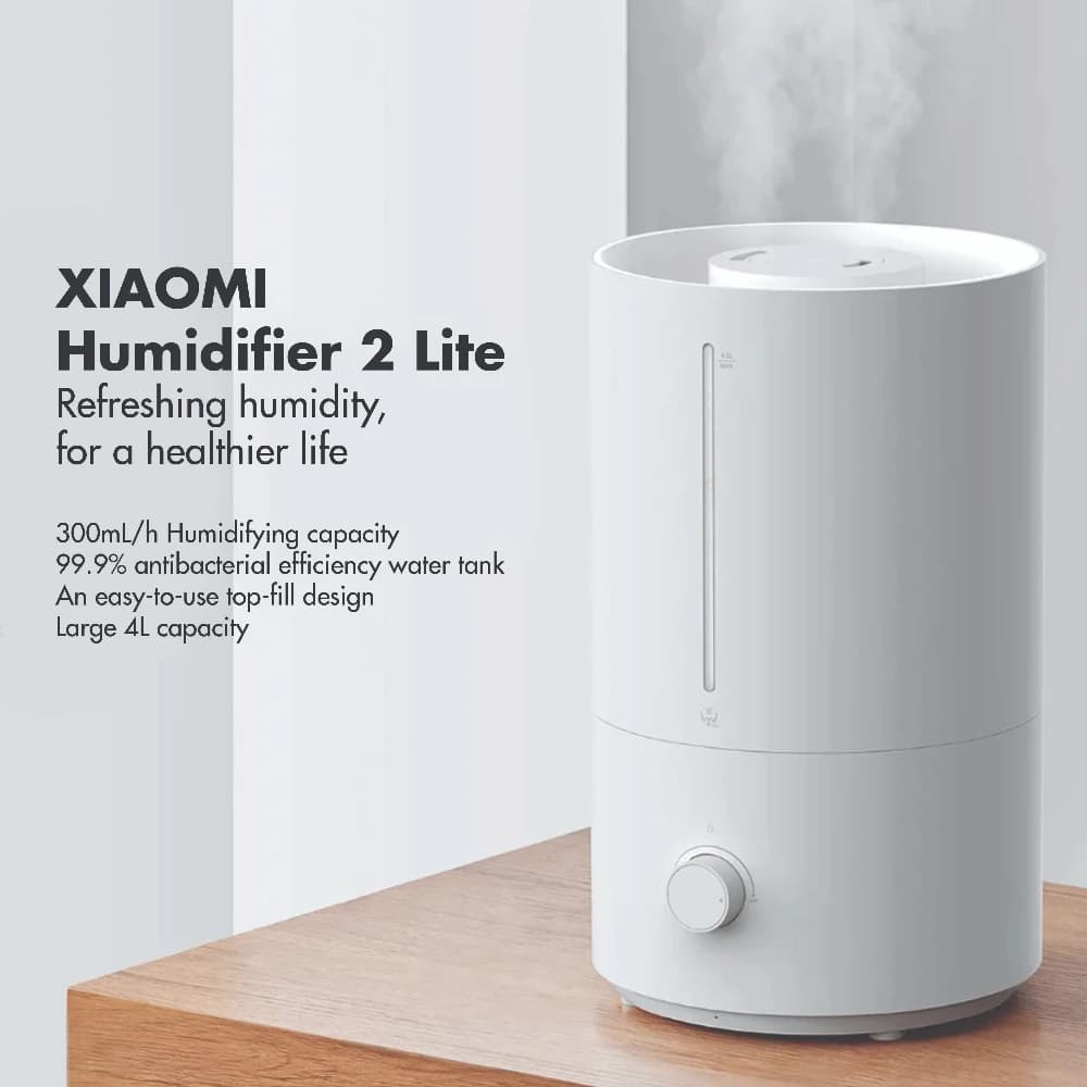 دستگاه بخور و رطوبت ساز سرد شيائومی مدل Mijia Smart Humidifier 2 Lite MJJSQ06DY — تصویر ۲