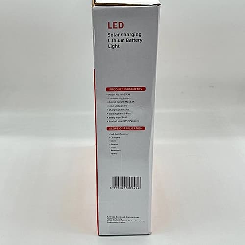 پروژکتور 500 وات خورشیدی شارژی مدل ky500w — تصویر ۵