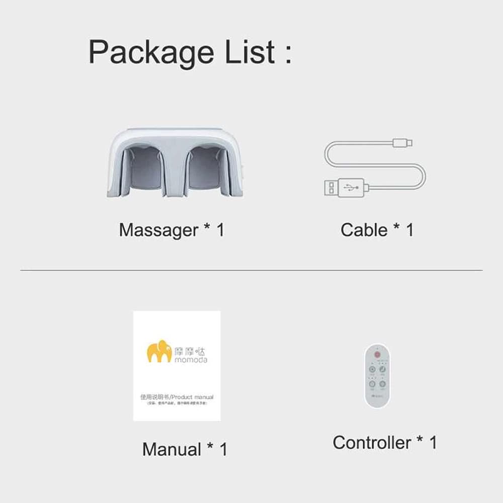 ماساژور پا و زانوی هوشمند شیائومی مدل Xiaomi Momoda Multi-Purpose Knee and Foot Massager SX383 — تصویر ۴