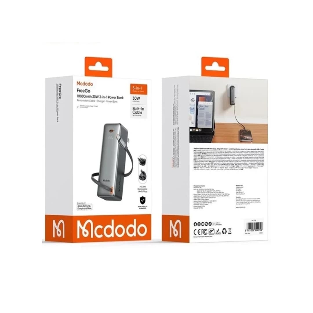 پاوربانک مک دودو مدل Mcdodo MC-318 ظرفیت 10000mAh — تصویر ۴