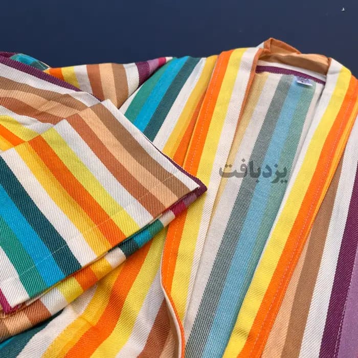 حوله تن پوش نخی یزدی مدل هایکالر — تصویر ۵