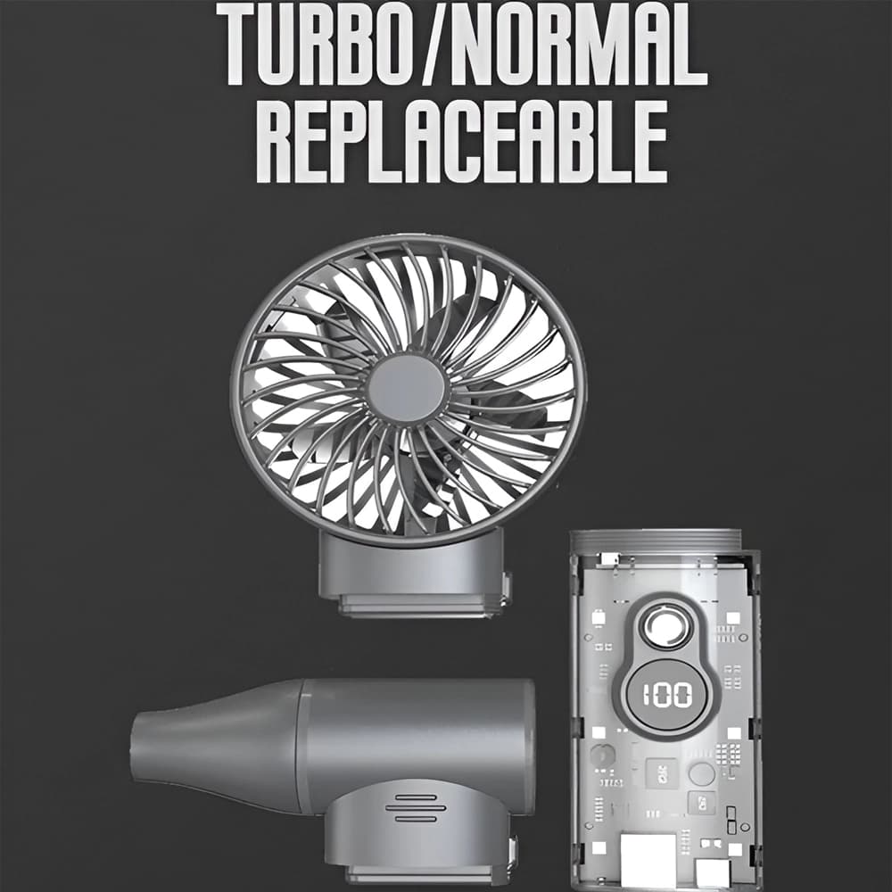 جت فن و پنکه شارژی ویولت مدل Violent Jet Fan Mini 2 in 1 SY002 — تصویر ۲