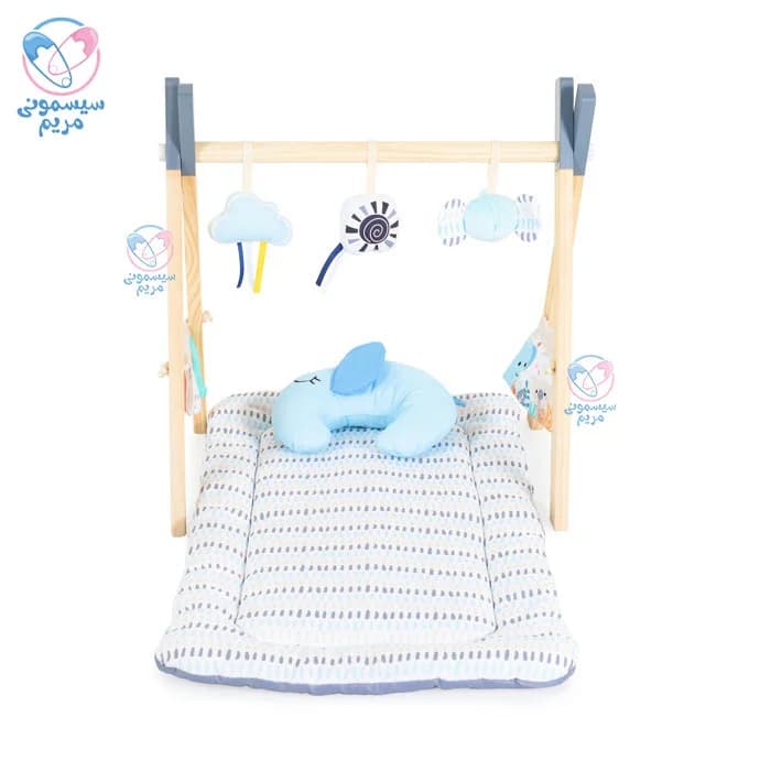 پلی جیم چوبی کونیگ کیدز فیل Konig Kids 63588 — تصویر ۴