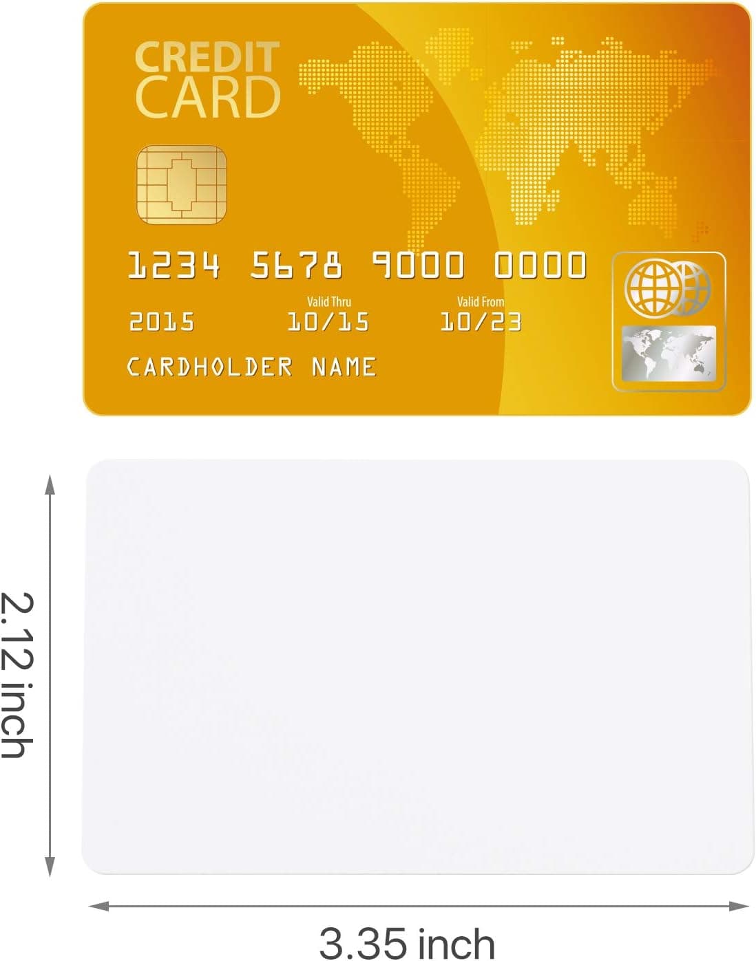 40 عدد تگ کارتی NTAG215 NFC Cards, PVC Cards NTAG 215 NFC White Tags RFID — تصویر ۳