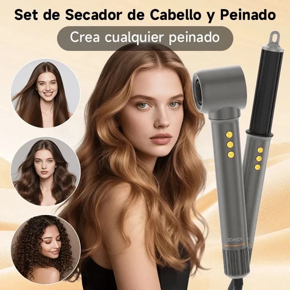 سشوار شیائومی مدل Bomidi Multifunctional hair stick 6 in 1 ZCY892-A — تصویر ۴