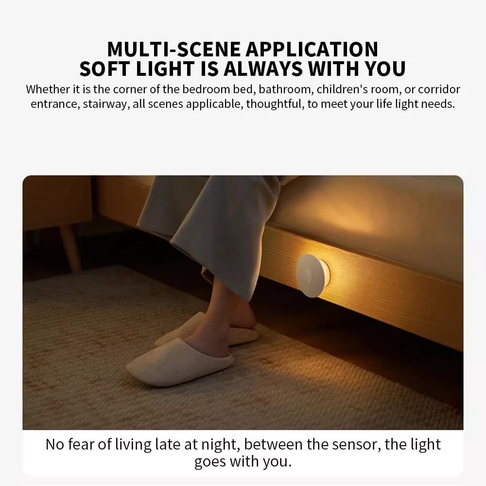 چراغ هوشمند با سنسور تشخیص حرکت شیائومی مدل Mijia Motion-Activated Night Light 3 — تصویر ۳