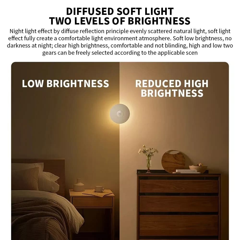 چراغ هوشمند با سنسور تشخیص حرکت شیائومی مدل Mijia Motion-Activated Night Light 3 — تصویر ۶