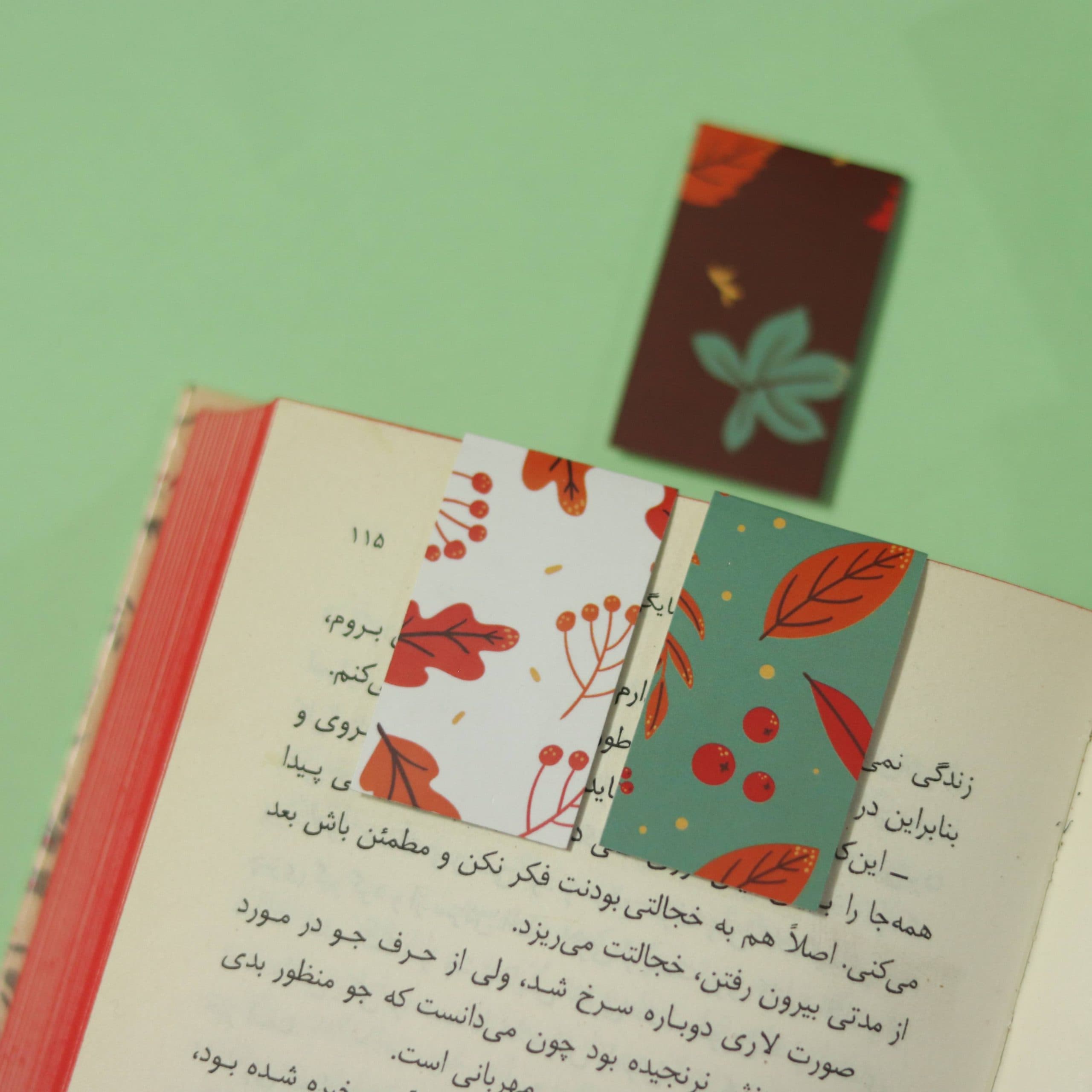 بوک مارک مگنتی | نشانگر کتاب سه تایی مدل فانتزی 07 | Fancy Magnet Bookmark 07