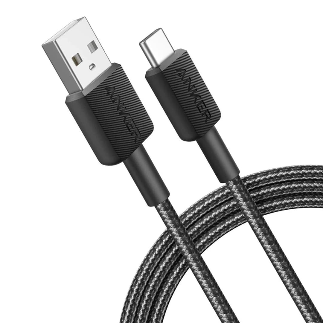 کابل USB به USB-C انکر مدل Anker A81h6h11 طول 1.8 متر — تصویر ۳