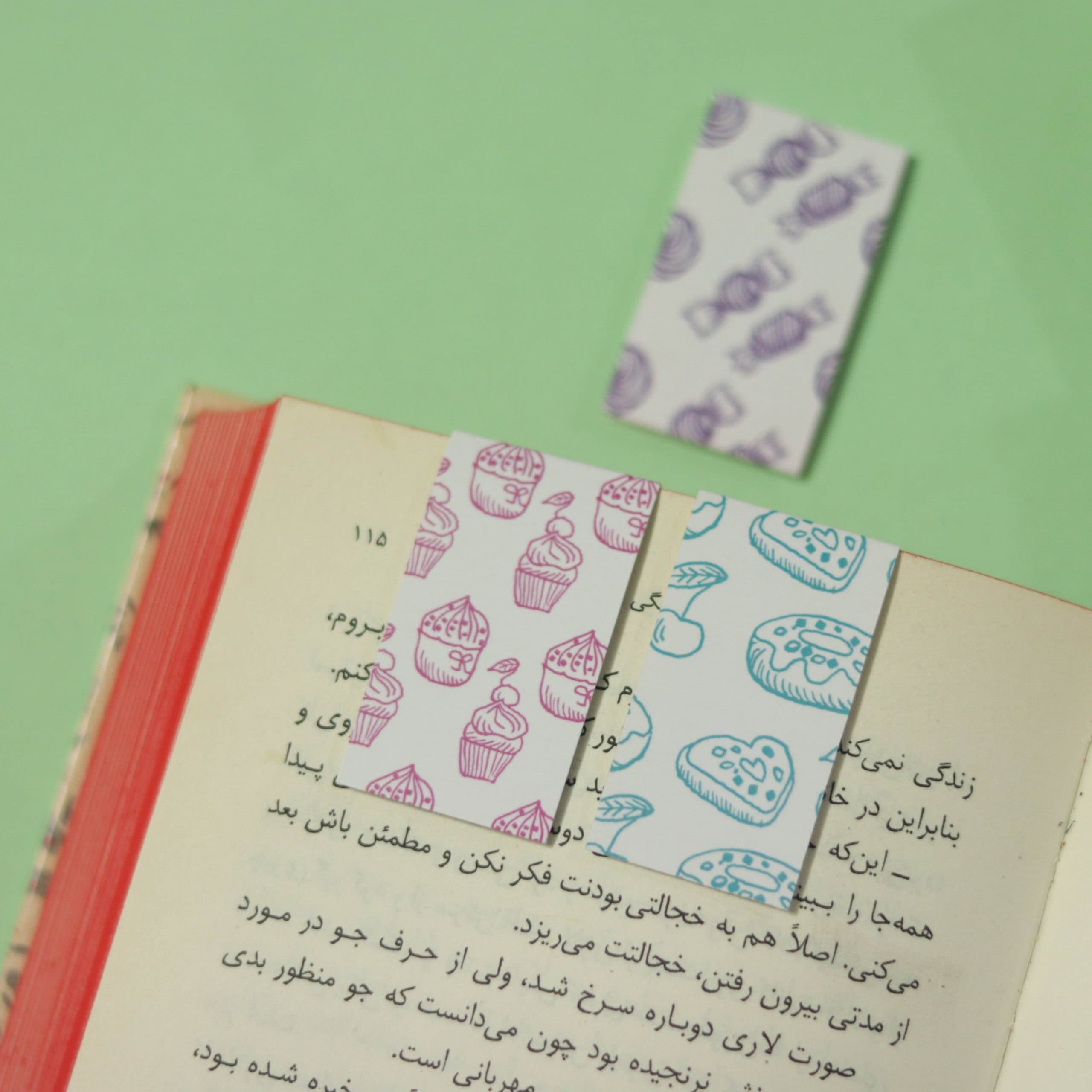 بوک مارک مگنتی | نشانگر کتاب سه تایی مدل فانتزی 05 | Fancy Magnet Bookmark 05