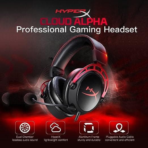 هدفون گیمینگ Hyperx Cloud Alpha Pro Gaming Headset — تصویر ۶