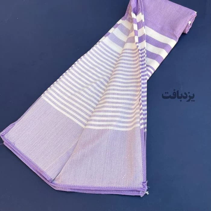 حوله باشگاهی نخی یزدی رنگ یاسی — تصویر ۲