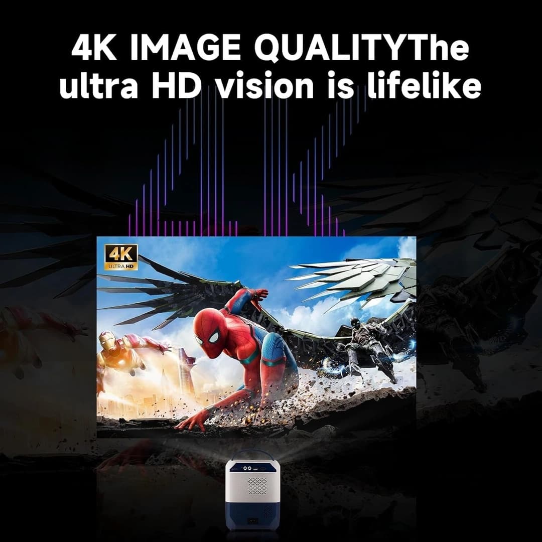 ویدئو پروژکتور هوشمند 4K یومیو مدل Umiio Q5 — تصویر ۴