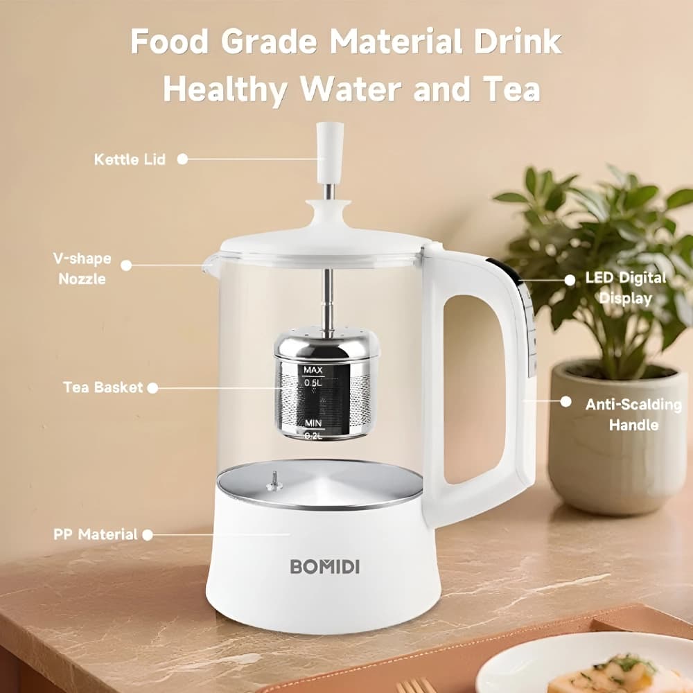 کتری هوشمند شیائومی مدل Bomidi Electric Kettle EK01 — تصویر ۳