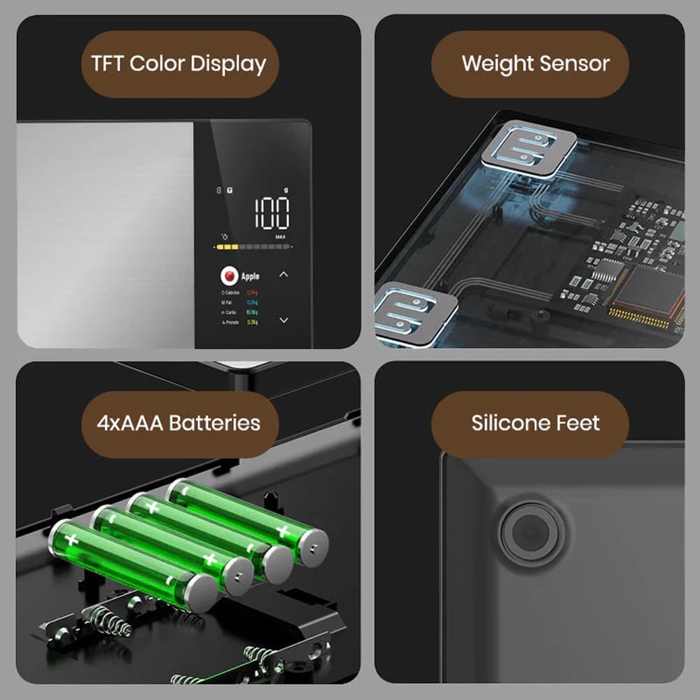 ترازو هوشمند آشپزخانه تاک تیک مدل Taktik Smart Food Scale — تصویر ۵
