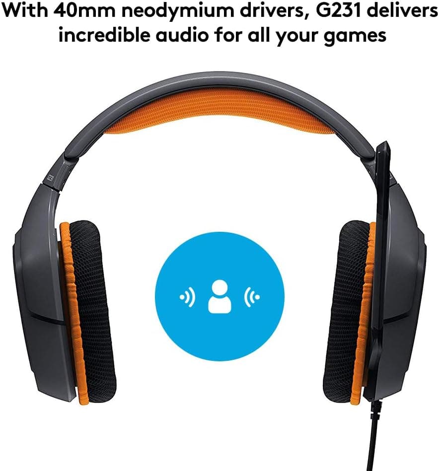 هدفون گیمینگ Logitech G231 Prodigy Gaming Headset — تصویر ۸