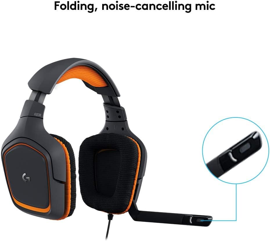 هدفون گیمینگ Logitech G231 Prodigy Gaming Headset — تصویر ۲