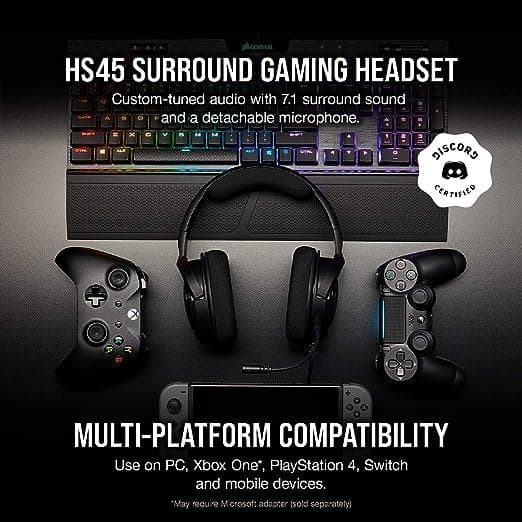 هدفون گیمینگ Corsair HS35 – Stereo Gaming Headset – Memory Foam Earcups — تصویر ۴