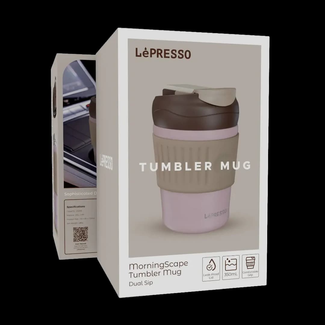 ماگ سفری لپرسو مدل LePresso Morningscape Tumbler Mug Dual Sip LPPBCFFC — تصویر ۳