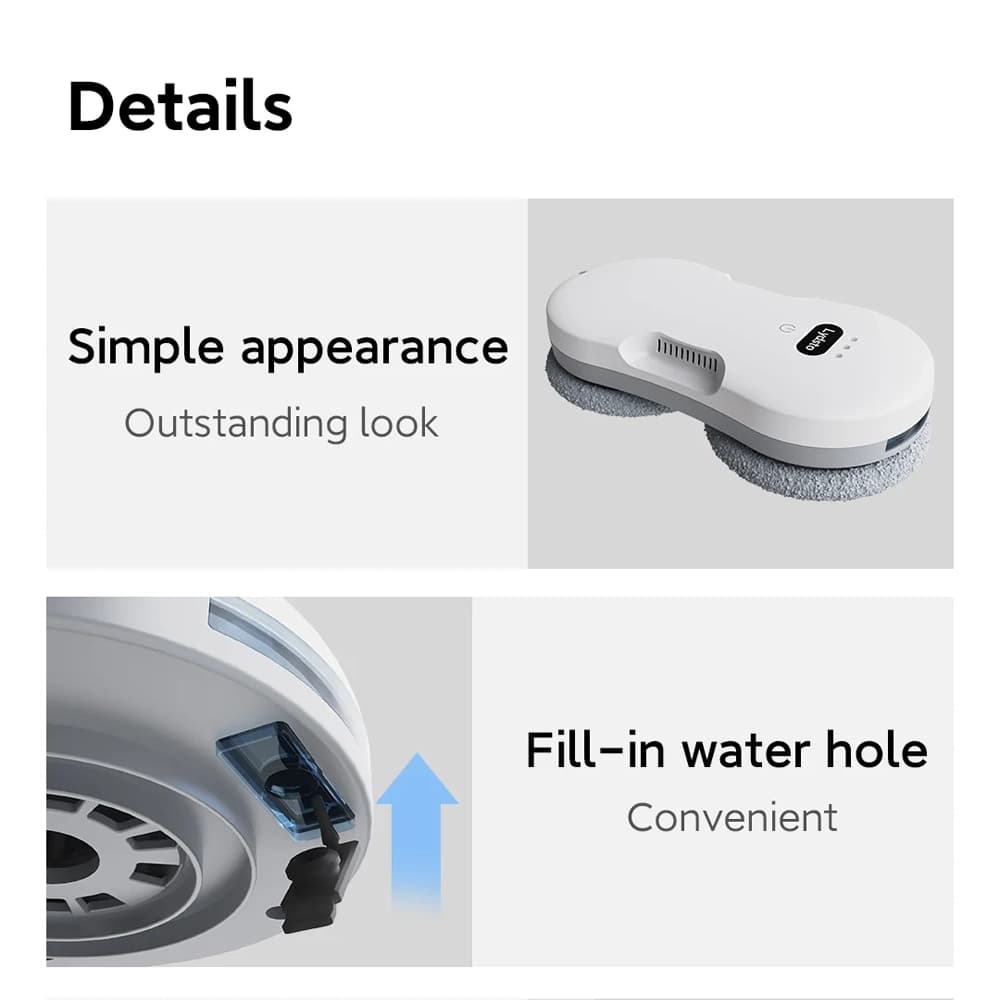 شیشه پاکن رباتیک شیائومی مدل Lydsto Window Cleaning Robot WL04 — تصویر ۳