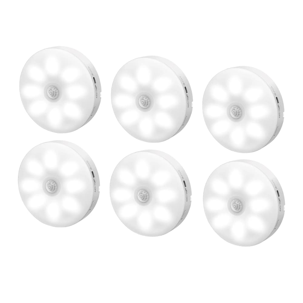 چراغ ال ای دی سنسور دار حرکتی ایزولو پک 6 تایی مدل EZVALO Led Motion Sensor Light EZL2415A
