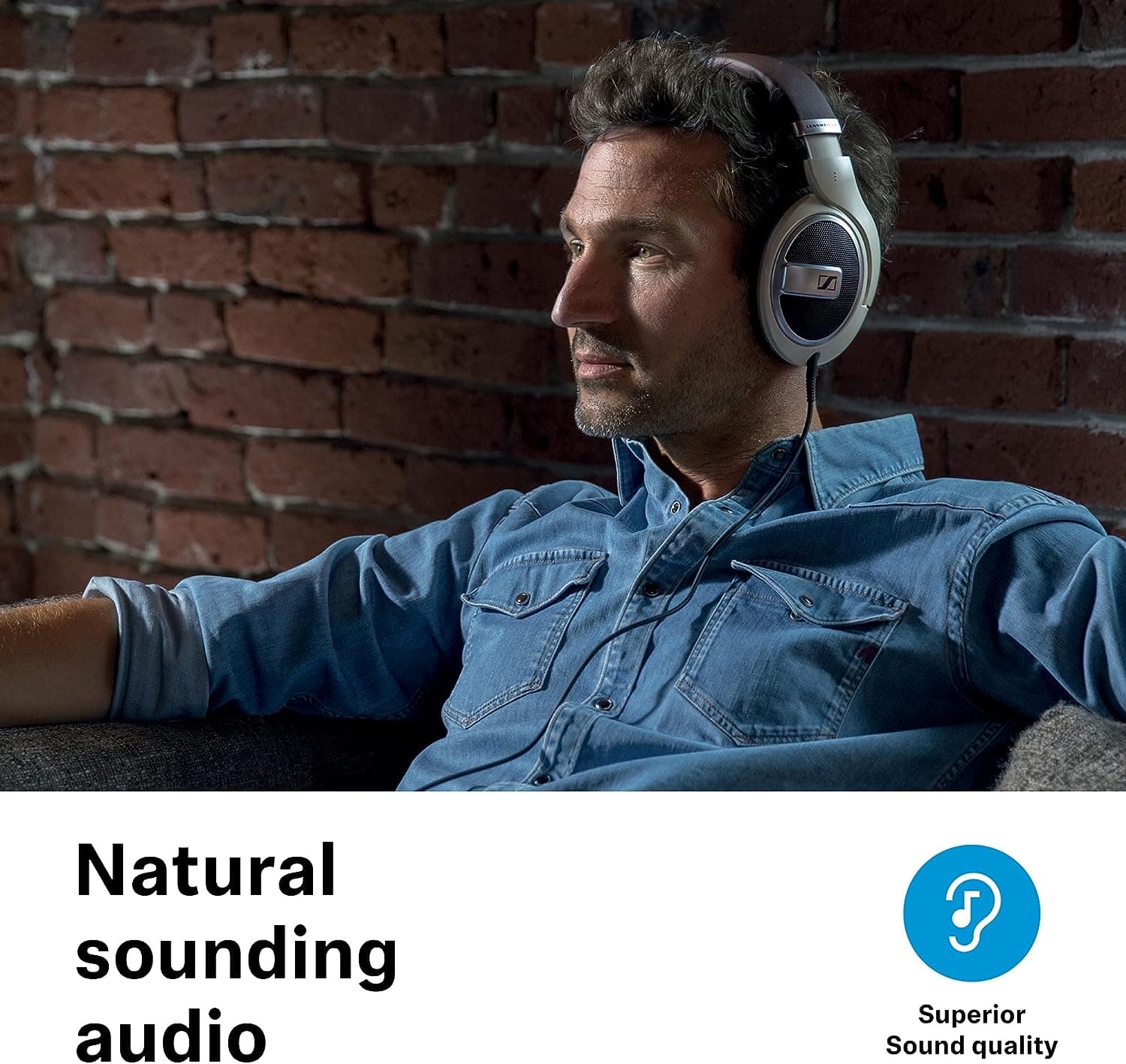 هدفون سنهایزر مدل Sennheiser HD 599 Around-Ear Open-Back Around Ear Headphone Sennheiser HD 599 — تصویر ۶