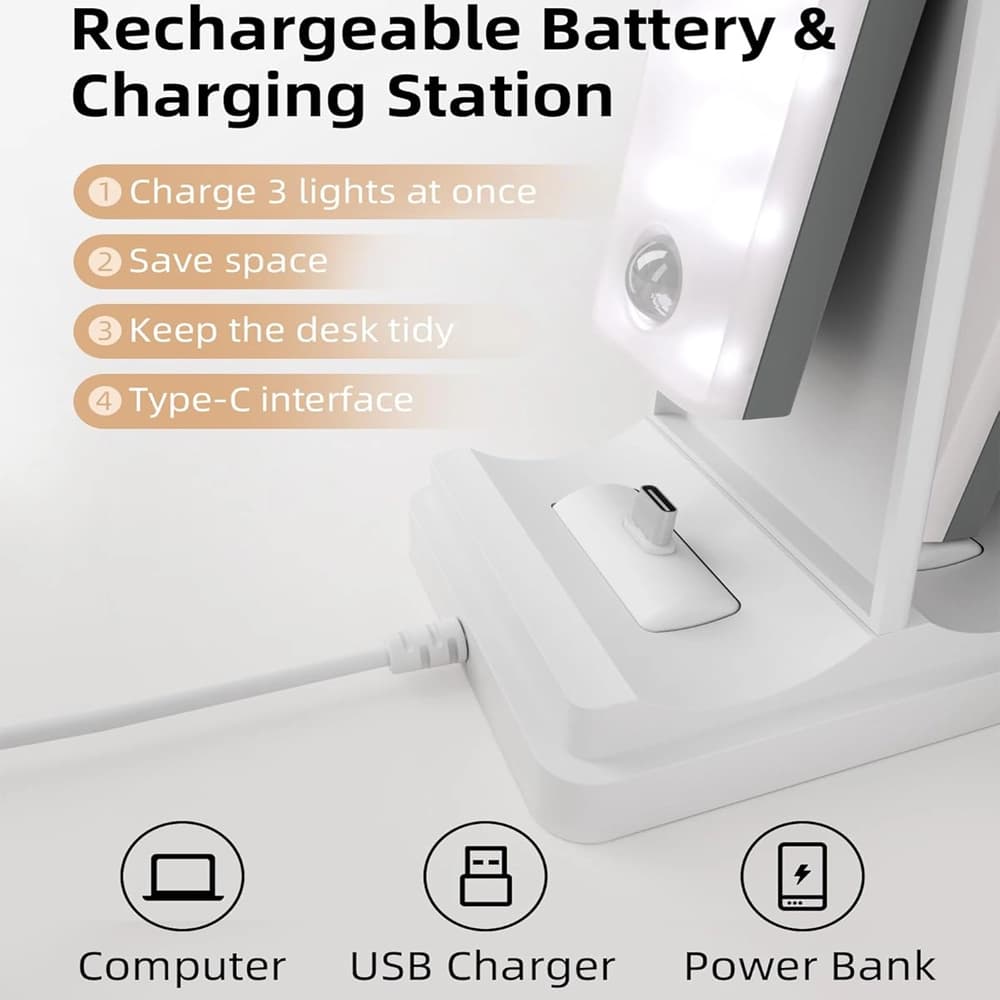 چراغ سنسور دار ایزولو پک 6 تایی ایزوالو مدل EZVALO Led Motion Sensor Light 6 Pack EZL2414A — تصویر ۲