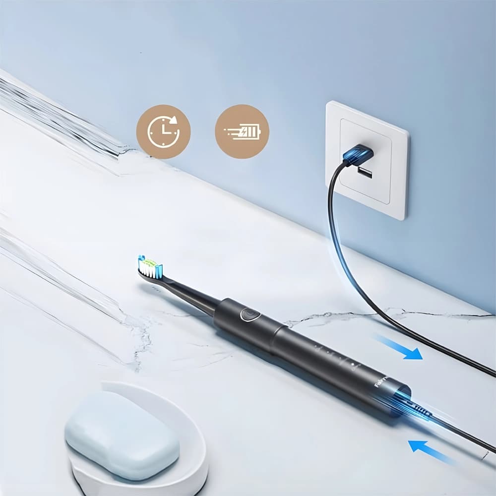 مسواک برقی و واترجت بیتوی مدل Bitvae Water Flosser Electric Toothbrush Combo E11 — تصویر ۵