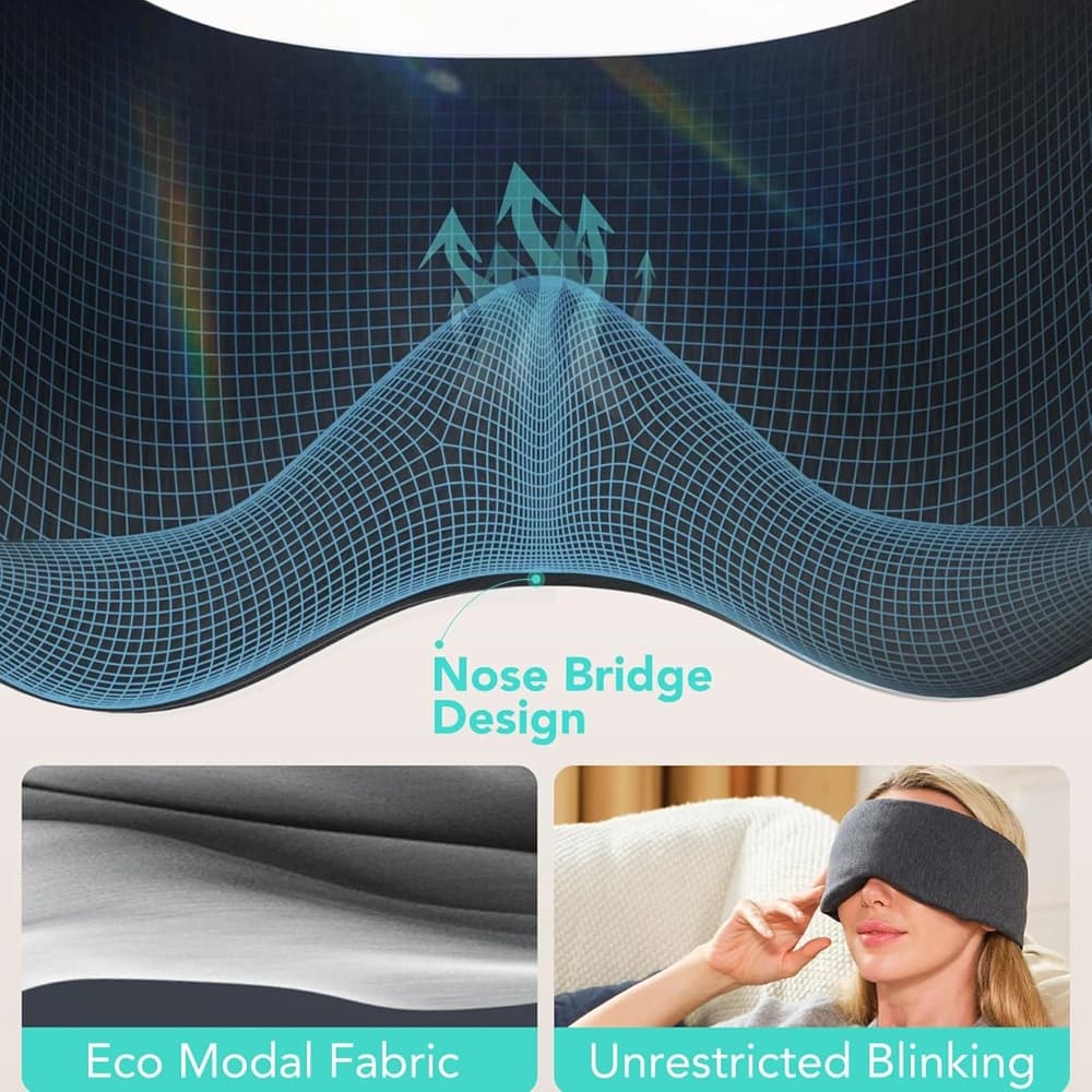 ماسک خواب هوشمند چشم شیائومی مدل SKG Sleep Mask Restore pro S3111PB — تصویر ۳