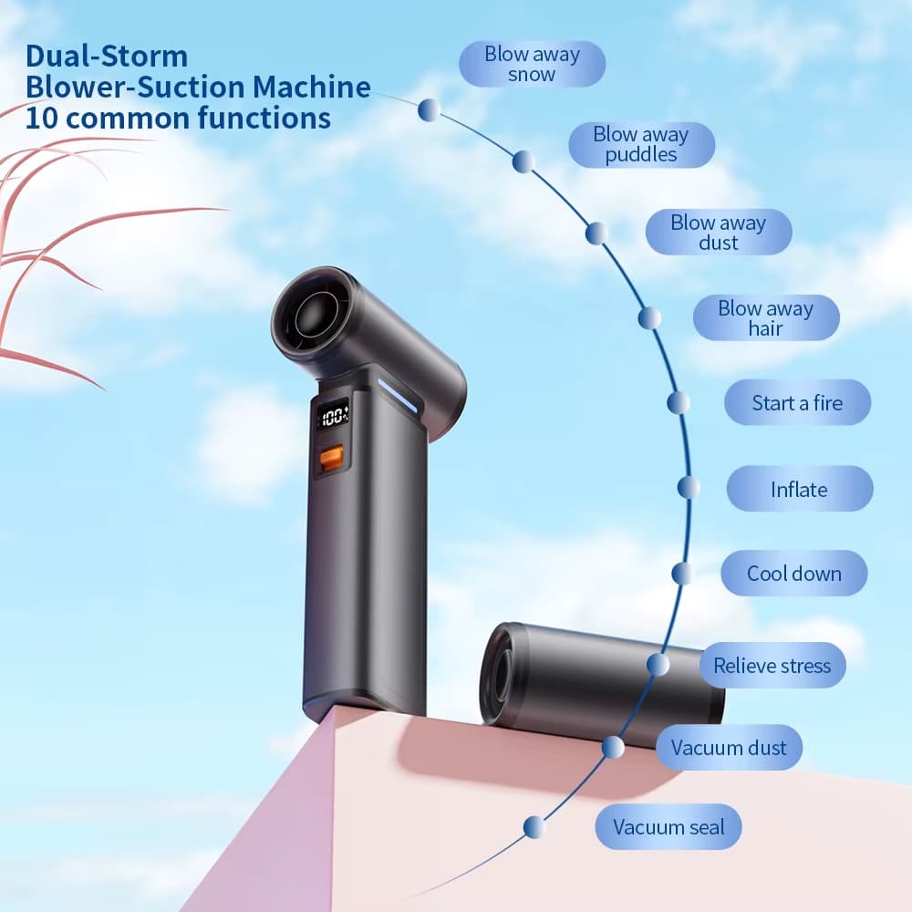 جت فن شارژی جنریک مدل Multi-Function Violent Fan F1 — تصویر ۷