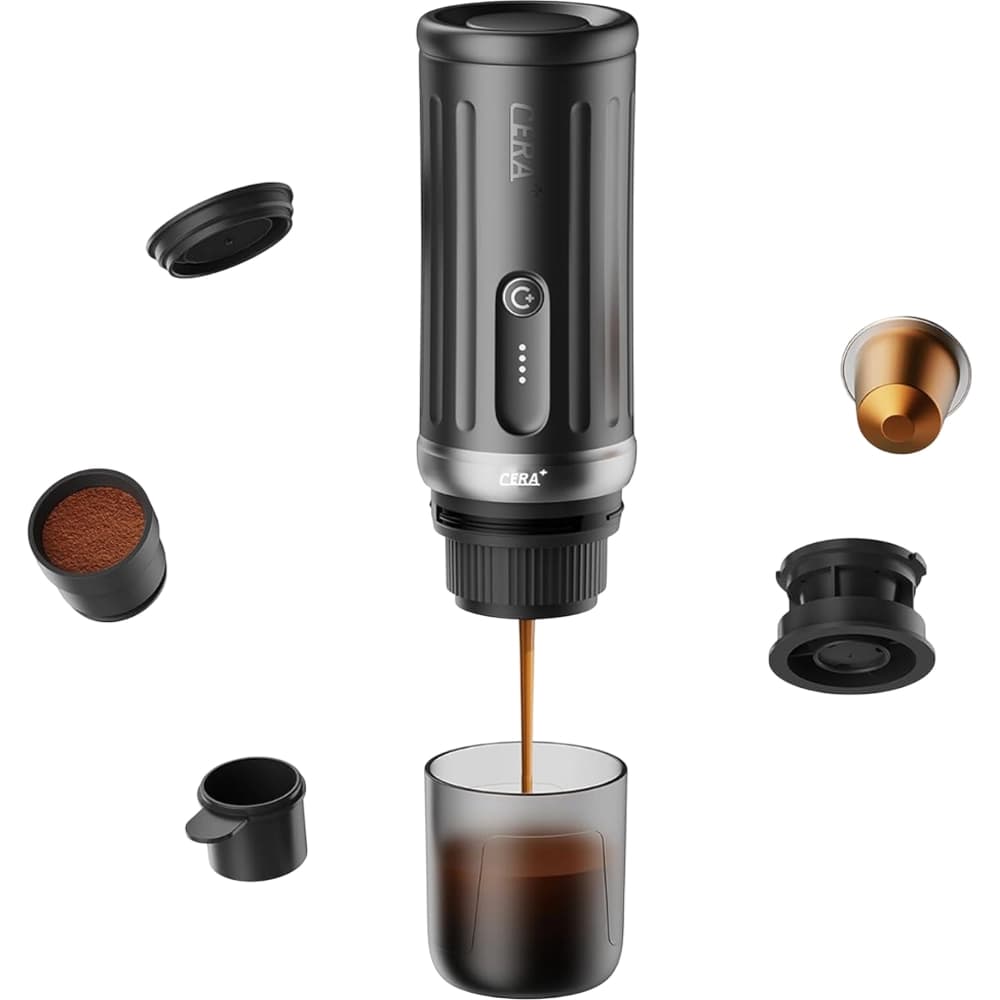اسپرسو ساز قابل حمل شارژی مدل Cera+ Portable Espresso Machine PCM03S — تصویر ۸