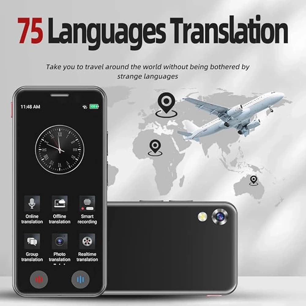مترجم زبان جيبی همراه با هوش مصنوعی او ای ام مدل AI Language Translator S09 — تصویر ۴