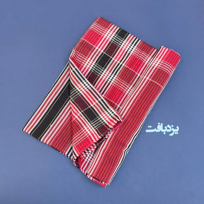 حوله حمام نخ پنبه اعلا یزدی طرح لنگ ابعاد 100 در 150 — تصویر ۴