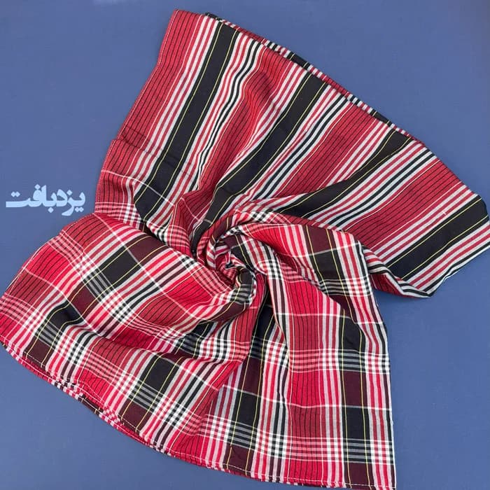 حوله حمام نخ پنبه اعلا یزدی طرح لنگ ابعاد 100 در 150