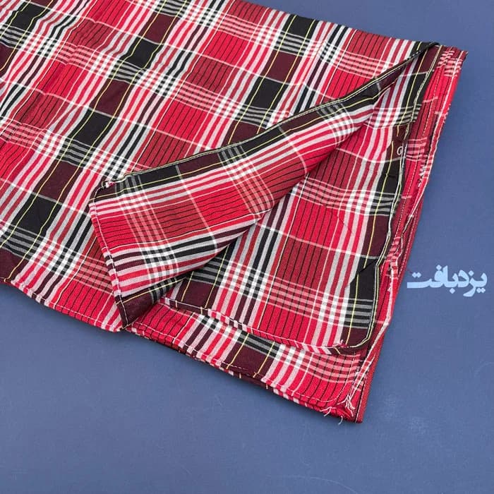 حوله حمام نخ پنبه اعلا یزدی طرح لنگ ابعاد 100 در 150 — تصویر ۵