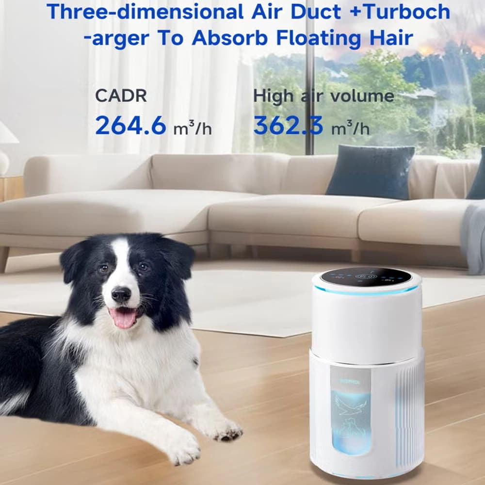 دستگاه تصفیه هوای هوشمند حیوانات خانگی شیائومی مدل Bomidi Pet Air Purifier AP02 — تصویر ۶