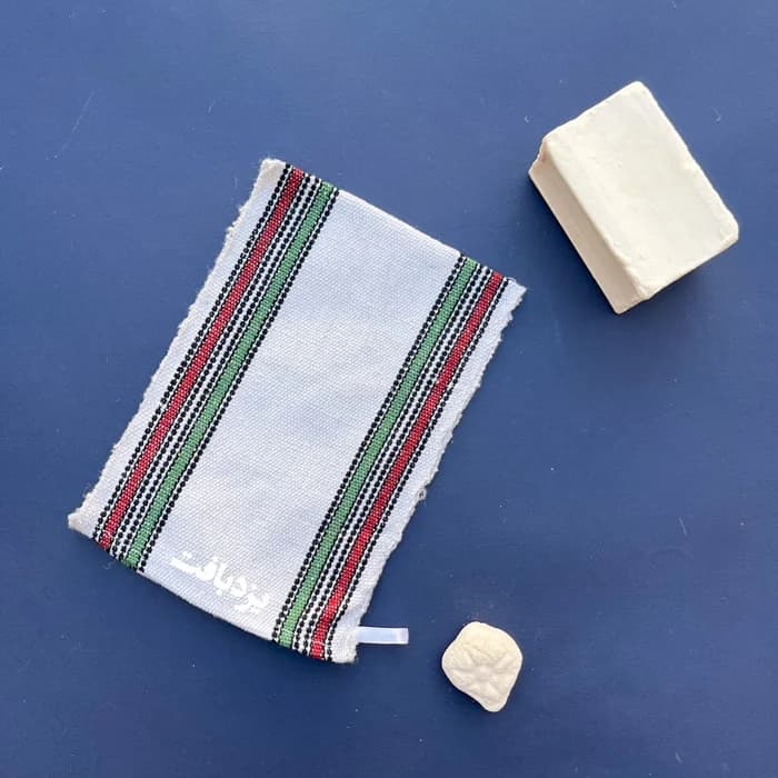 کیسه حمام مچی سنتی یزدی رنگ سبز قرمز