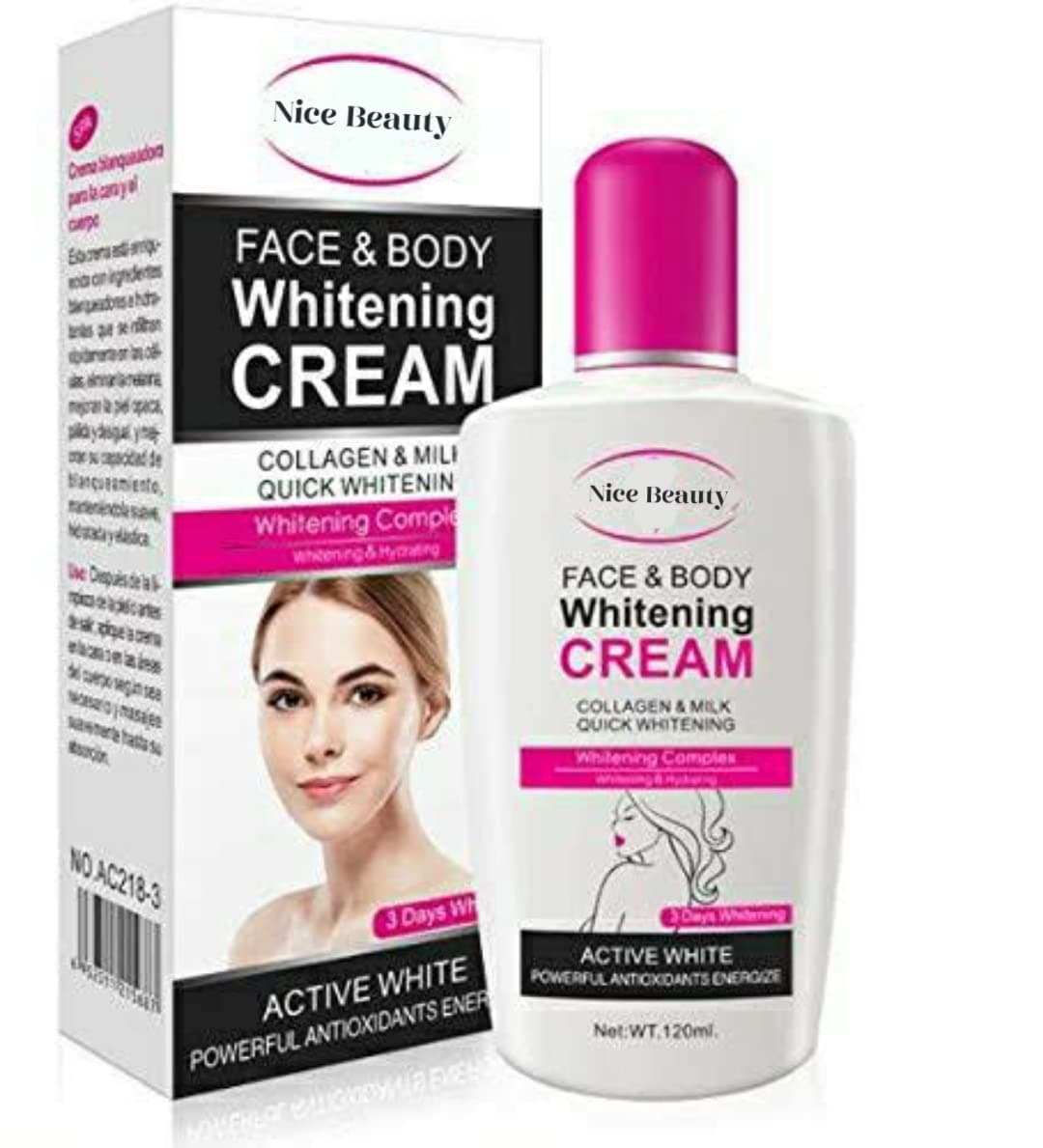 کرم سفید کننده صورت و بدن برند ایچون بیوتی AICHON BEAUTY