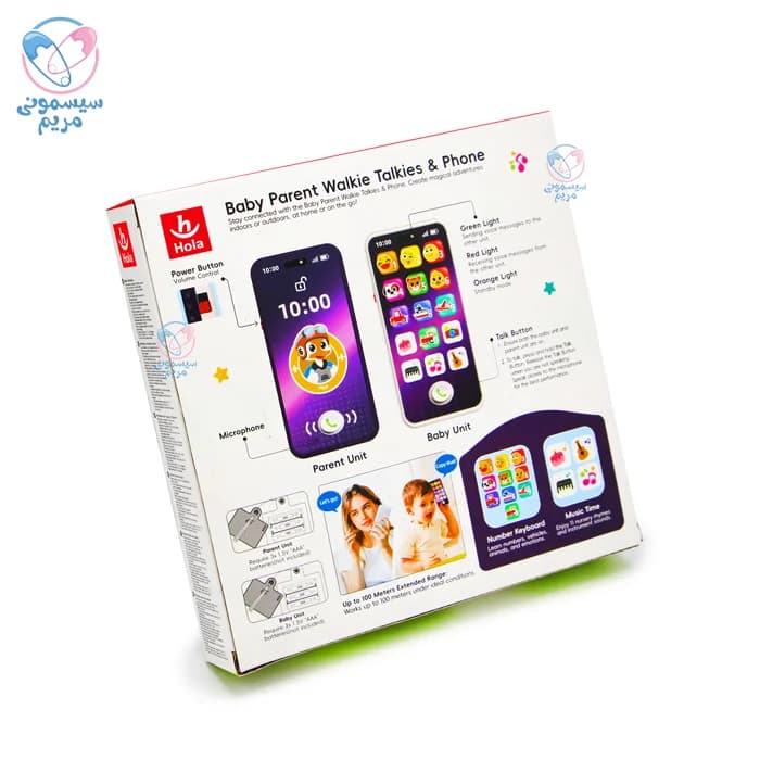 موبایل لمسی جدید هولی تویز (هولا تویز) Hola Toys 8965 — تصویر ۳