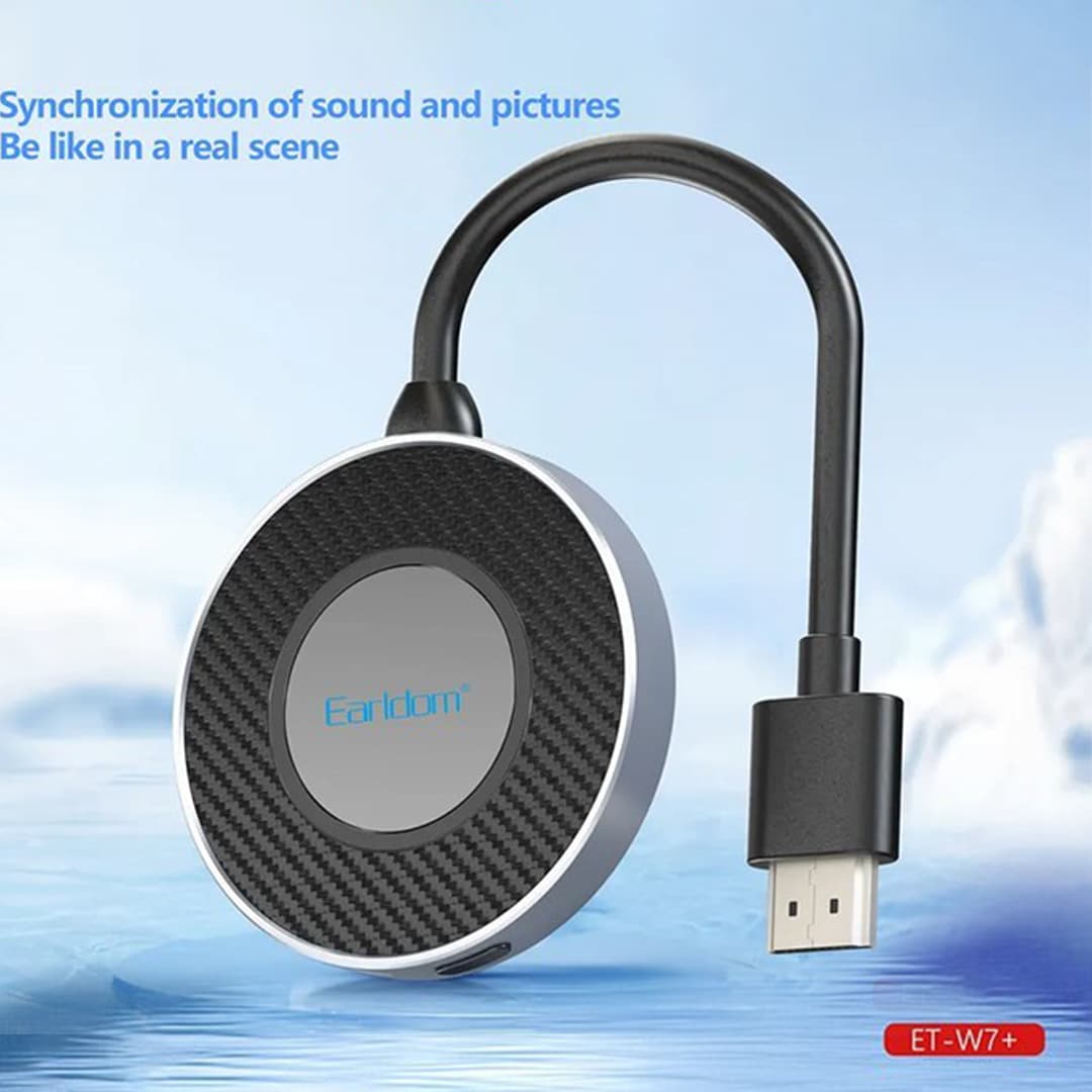 دانگل hdmi وایرلس انتقال تصویر ارلدام مدل Earldom W7+ — تصویر ۳
