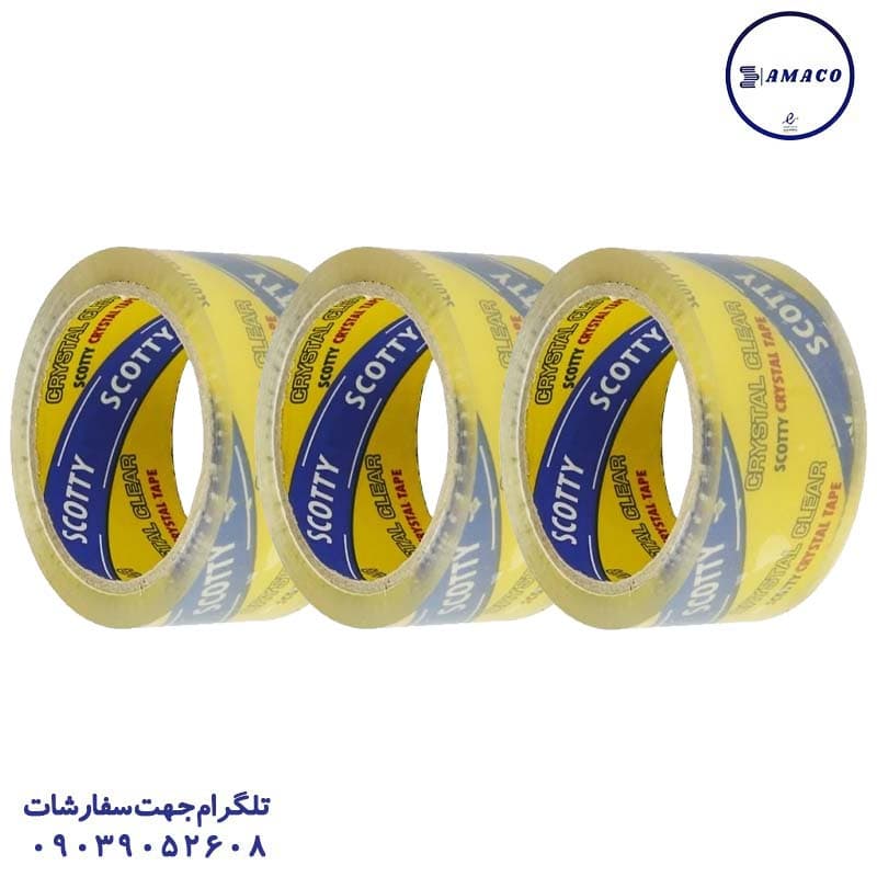 اسکاتی – چسب پهن 90 یارد