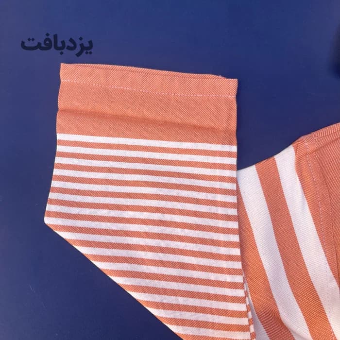 حوله تن پوش کودک نخی یزدی رنگ گلبهی — تصویر ۴
