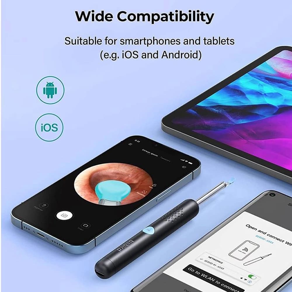 گوش پاک کن هوشمند شیائومی مدل Bebird Smart Visual Ear Cleaning R1 — تصویر ۷