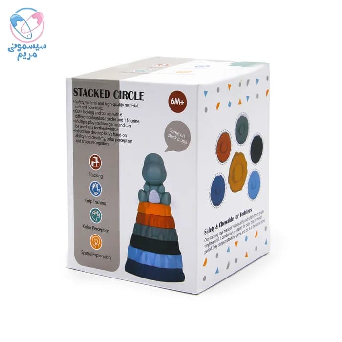 برچ هوش حیوانات سیلیکونی کونیگ کیدز دایناسور Konig Kids 565 — تصویر ۳