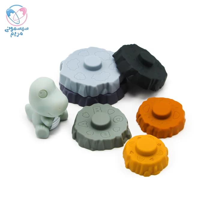 برچ هوش حیوانات سیلیکونی کونیگ کیدز دایناسور Konig Kids 565 — تصویر ۲