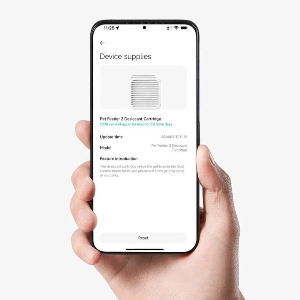 فيلتر ظرف غذا حيوانات شيائومی مدل Xiaomi Smart Pet Food Feeder 2 Desiccant Cartridge XMGZH02 — تصویر ۵