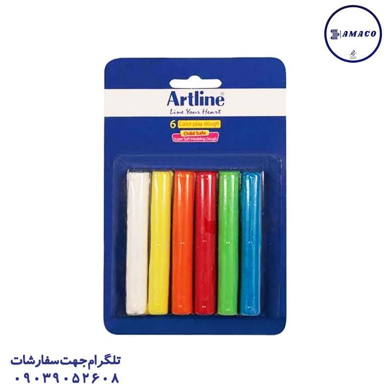 آرت لاین – خمیر بازی 6 رنگ بلیستری