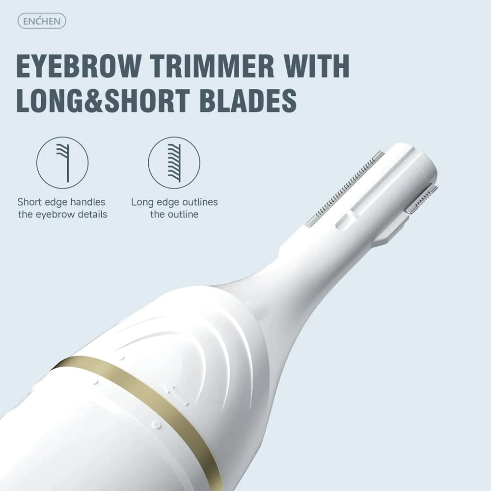 ست ماشین اصلاح موی بدن بانوان شیائومی مدل Enchen 3-in-1 body hair trimmer grooming Mocha D — تصویر ۵