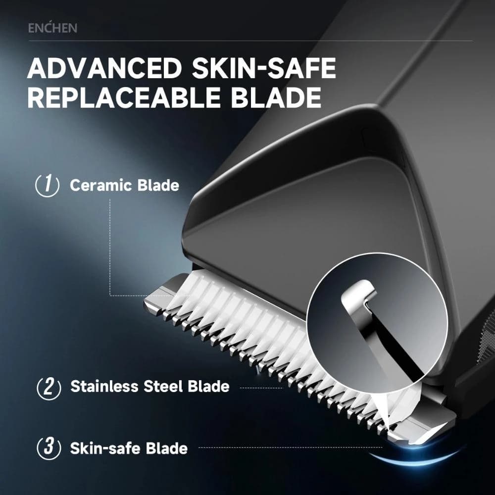 ماشين اصلاح صورت شیائومی مدل Xiaomi Enchen Electric Hair Clipper Spark 2.0 — تصویر ۶